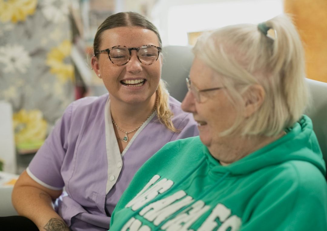 People connecting in a peer support group